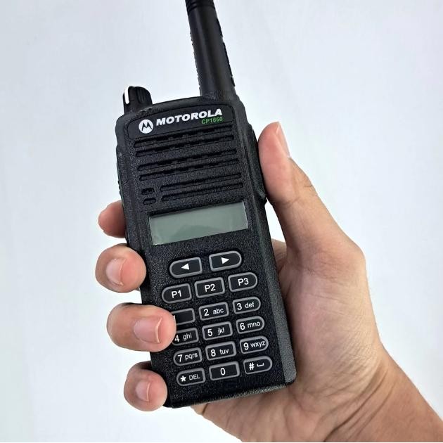 HT Motorola CP 1660 CP1660 UHF 350-400 Mhz Handy Talky Radio Motorola