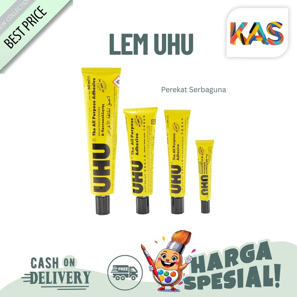 

Lem UHU All Purpose 125 ml Perekat Serbaguna