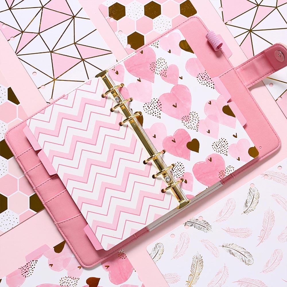 

Paper Index Divider A5 A6 Cute 6 Holes For Binder Planner Notebook Stationery Candy Notebook Paper Divider Accessories