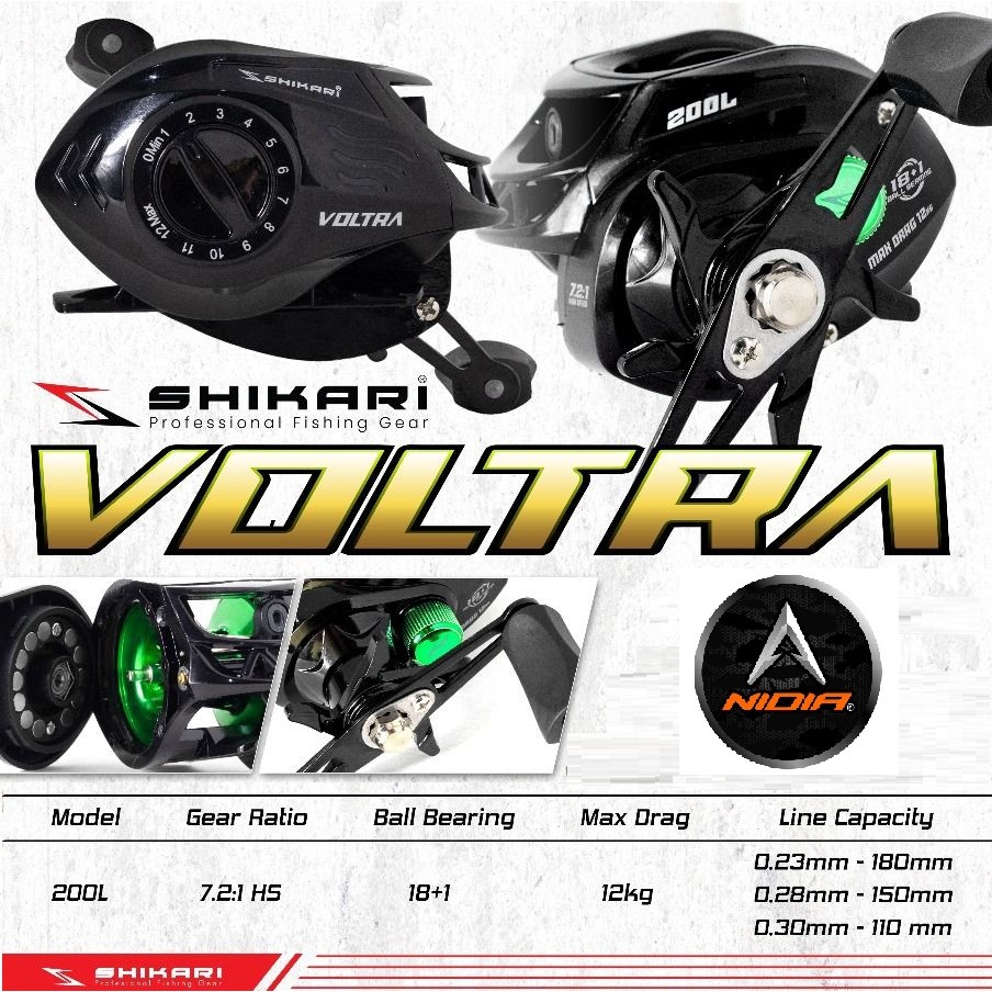 Reel Baitcasting | Reel BC Shikari VOLTRA