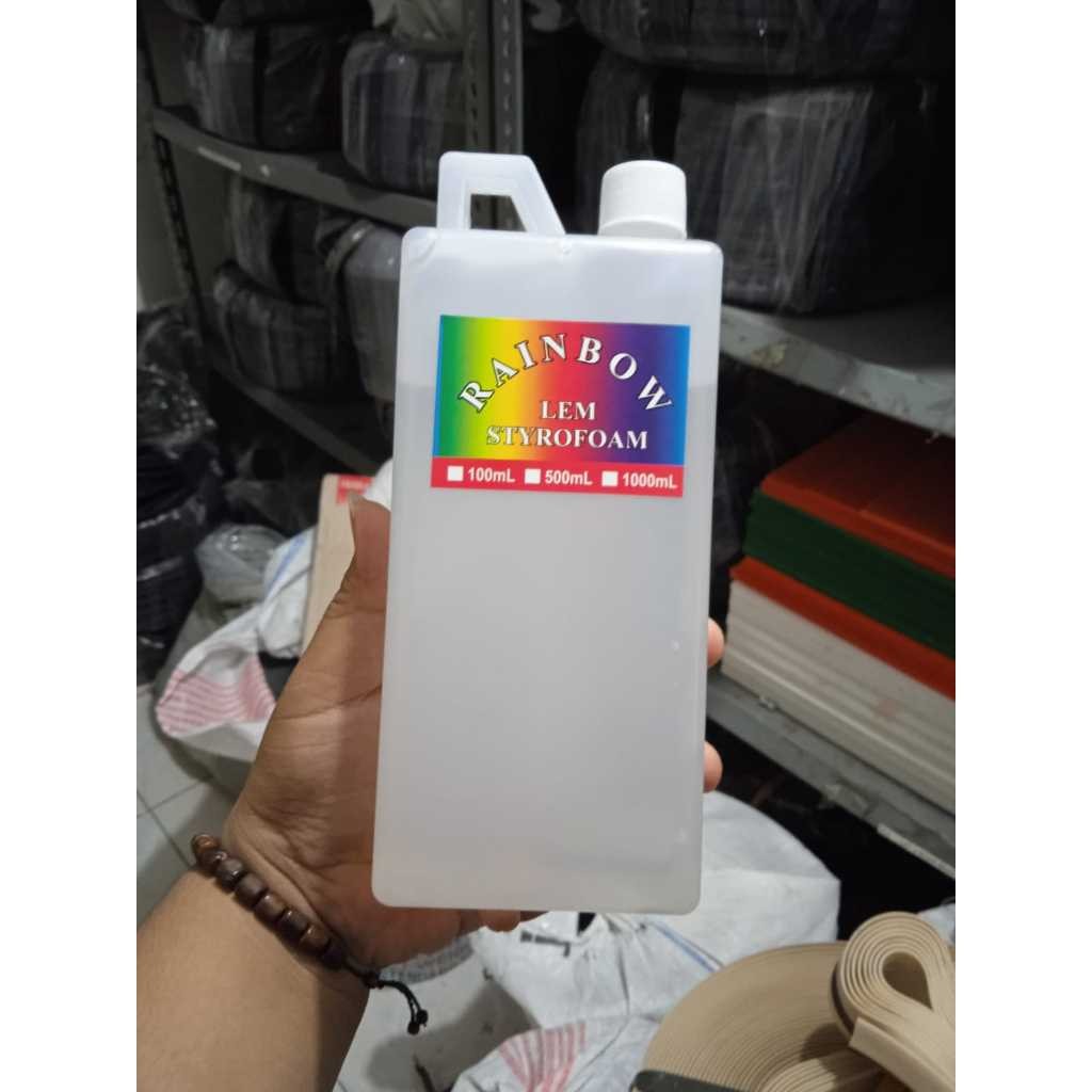 

Lem Styrofoam Rainbow Lem Gabus Styrofoam 1000ml 1 liter Polyfoam