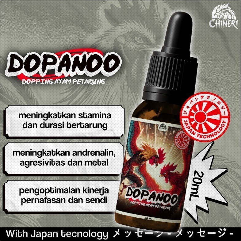 Dopanoo Doping Ayam Petarung dengan Technology Japan | Vitamin Ayam Aduan