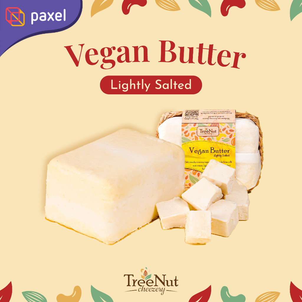 

Butter Vegan Lembut & Serbaguna – Rasa Gurih Garam Laut Bali – Vegetarian Food | TreeNut Cheezery