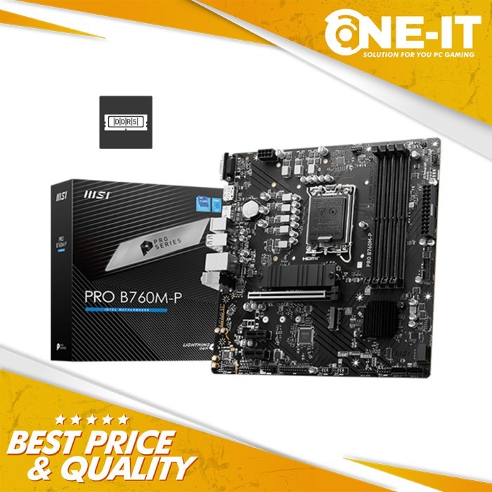 Motherboard MSI PRO B760M-P INTEL B760 LGA 1700 DDR5