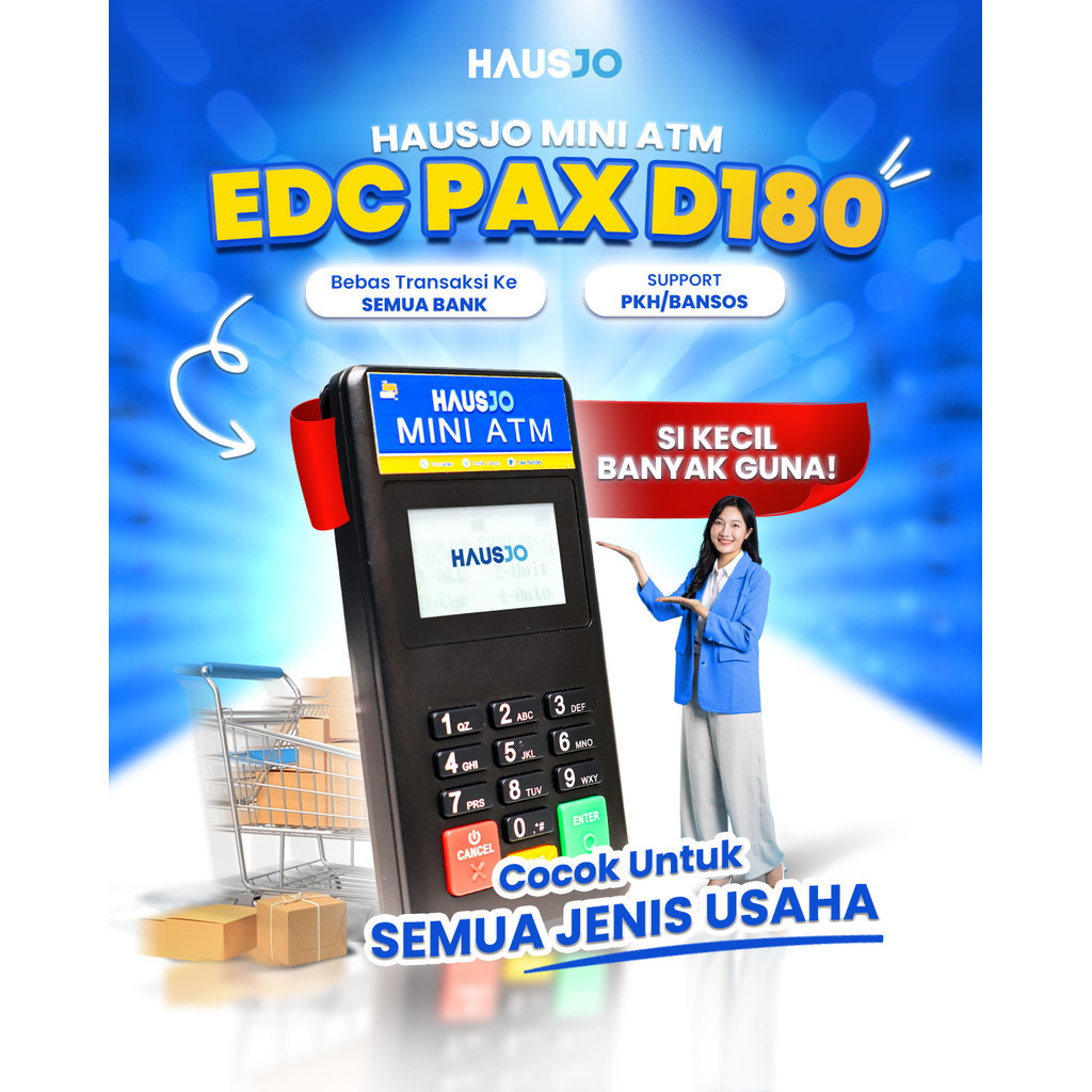 

Mini ATM HausJo: Mesin Edc Mpos yang Bikin Cuan Gampang!