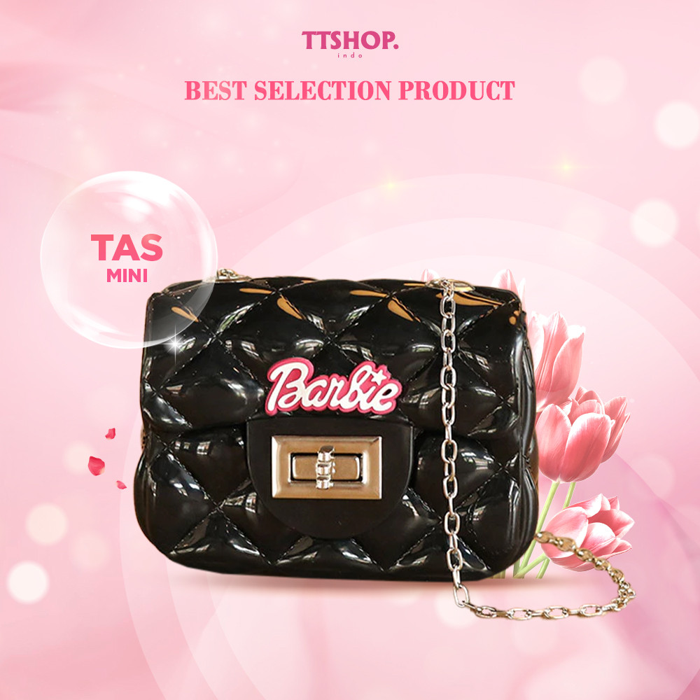 TTShop Tas Jelly Mini Barbie  / Tas selempang Barbie / Tas Handbag / Tas Fasion 91013