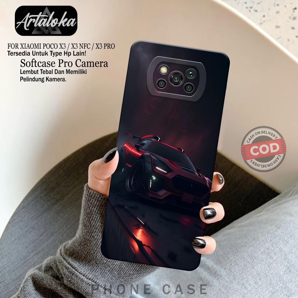 Softcase Hp Xiaomi Poco X3/X3 NFC/X3 PRO Fashion Case Mobil Case Poco X3/X3 NFC/X3 PRO Silikon TPU P