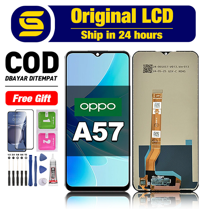 LCD OPPO A57 Ori fullset asli touchscreen original 100% lcd For Glass Digitizer COD