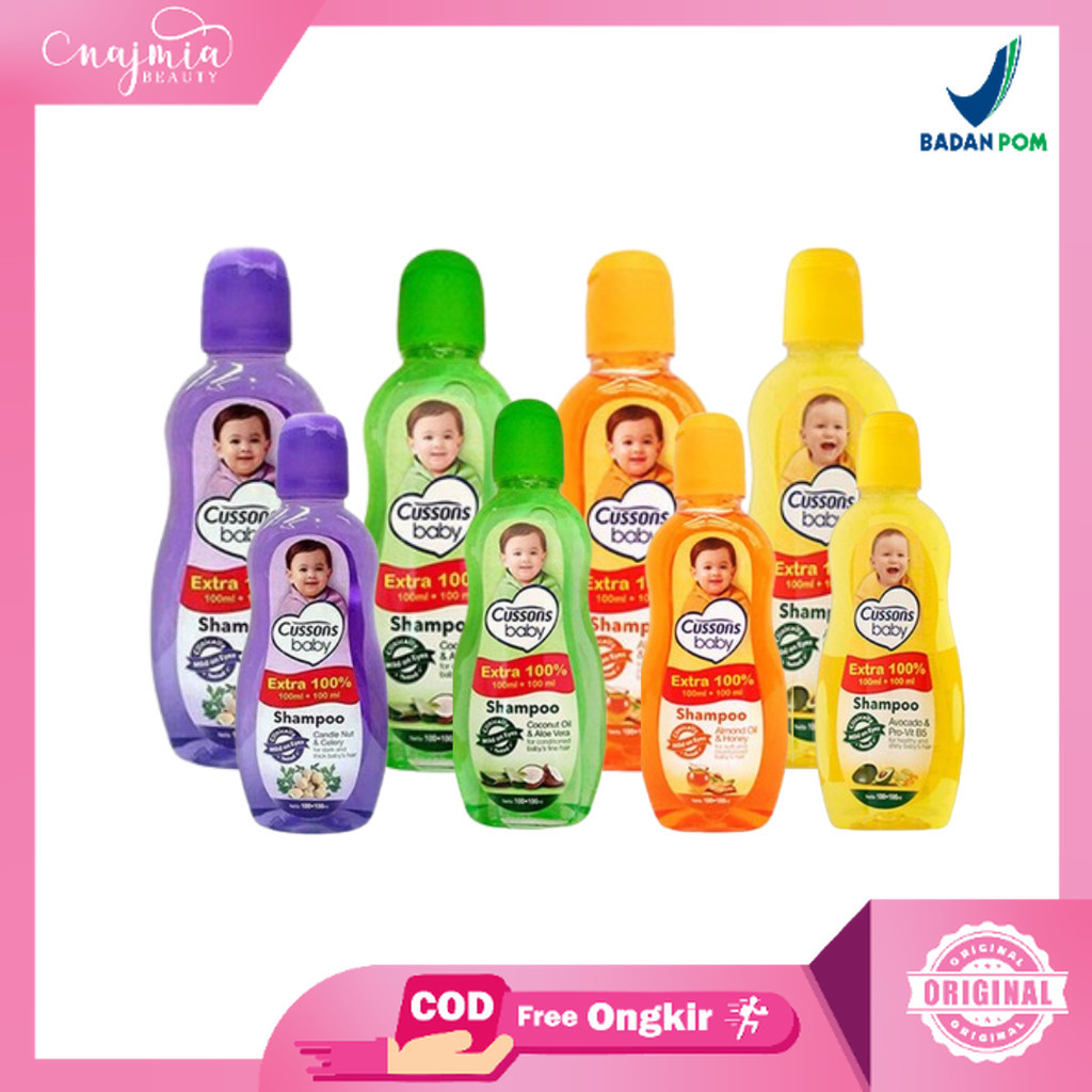 Najmia - Cussons Baby Shampoo 100ml+100ml | Shampoo Bayi Cussons
