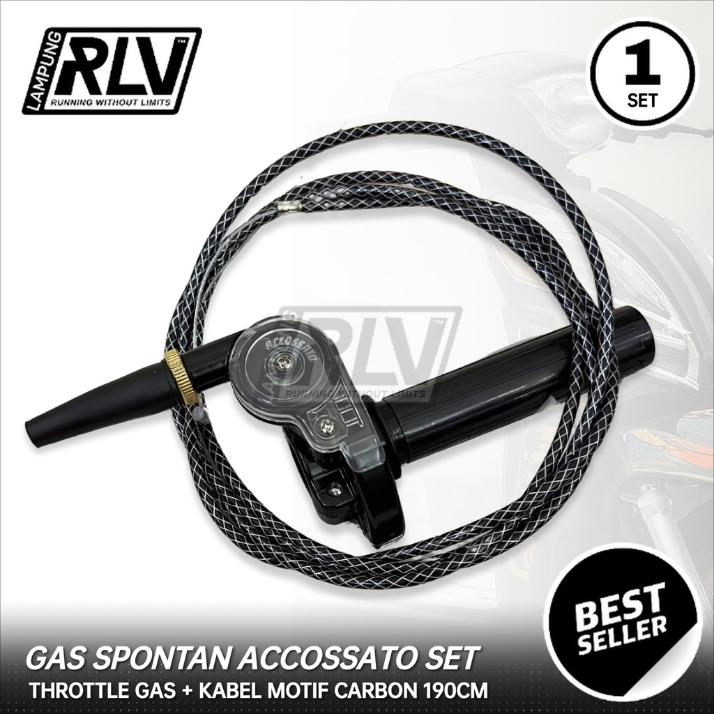 Gas Spontan 1 Kabel Accosato COPY Gas spontan Motor - Throttle Gas Matic Bebek