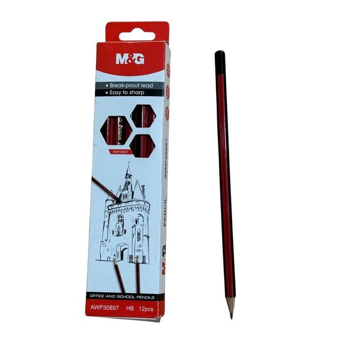 

M&G Pensil HB HEX / Pensil HB M&G HEX ( 1pak isi 12 pcs )