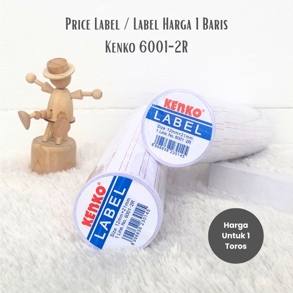 

Label Harga 1 Baris Kenko - Price Label 1 Line 6001-2R
