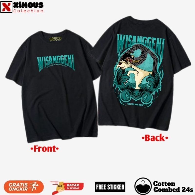 Kaos Baju Wisanggeni | Kaos Wayang Kulit | Indonesia Culture