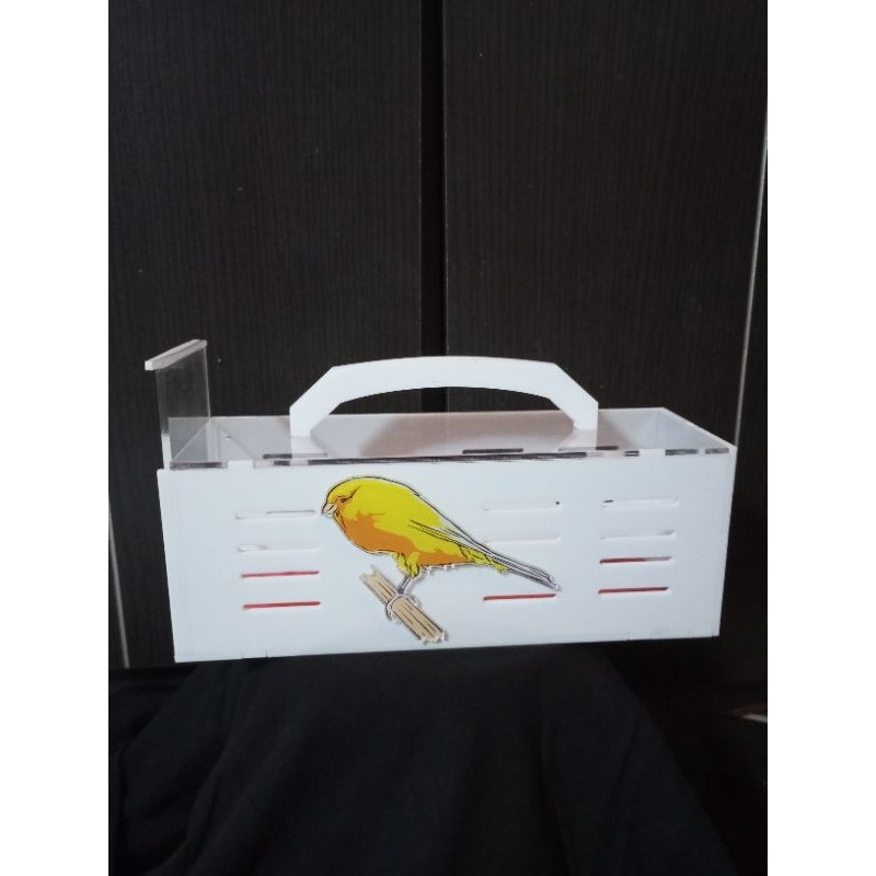 BOX AKRILIK / BOX BURUNG BAHAN AKRILK / BOX KENARICO