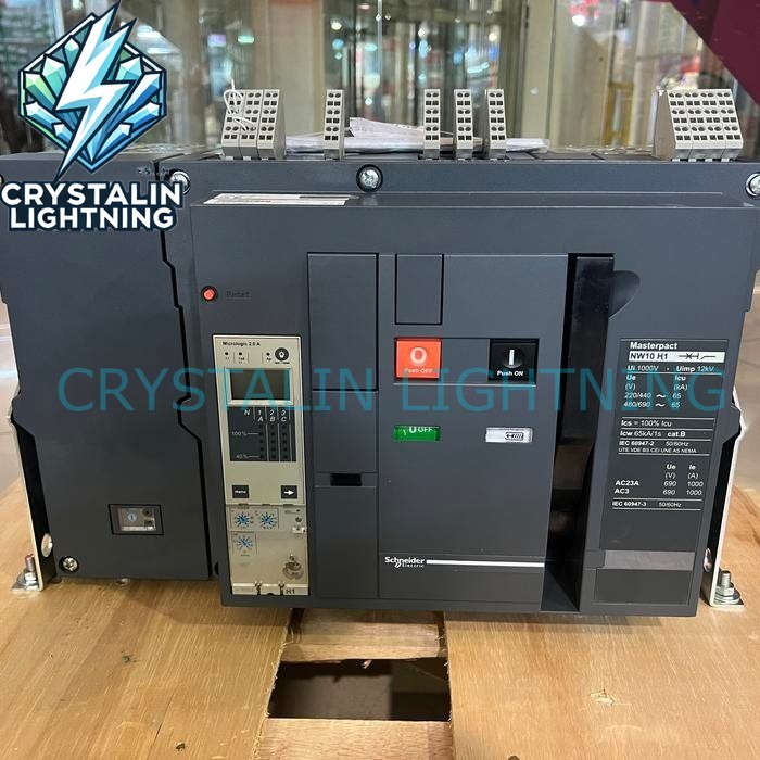 Acb nw10h1 4p 1000a 65ka komplit schneider