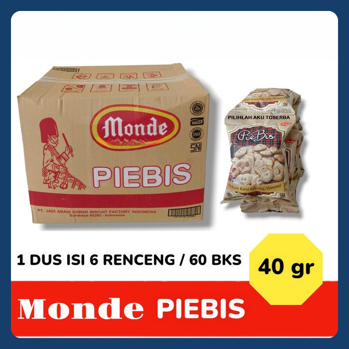 

Biskuit Monde PIEBIS Renceng - ( HARGA 1 DUS )