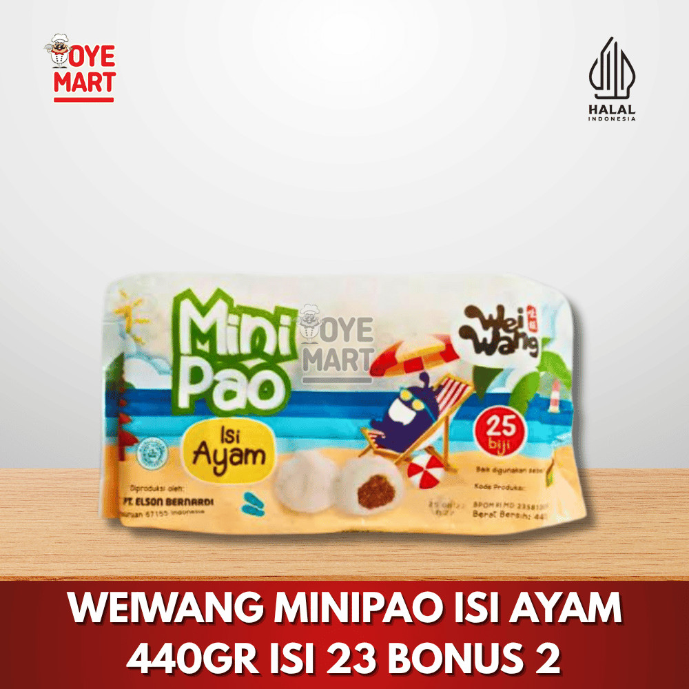 

WEIWANG MINIPAO ISI AYAM 440GR ISI 23 PLUS 2