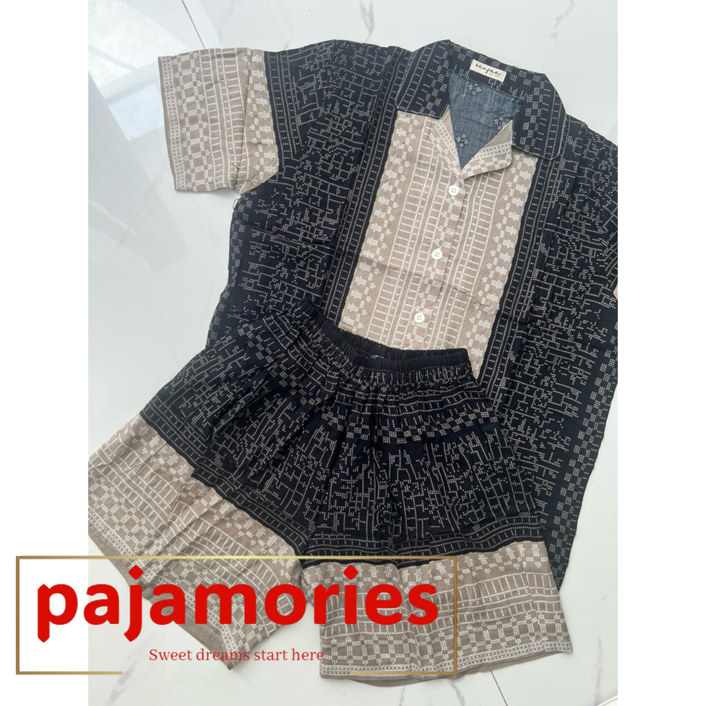 Short Sleeve Pajamas baju tidur nyaman  daster santai di rumah  baju tidur lucu untuk hadiah  daster