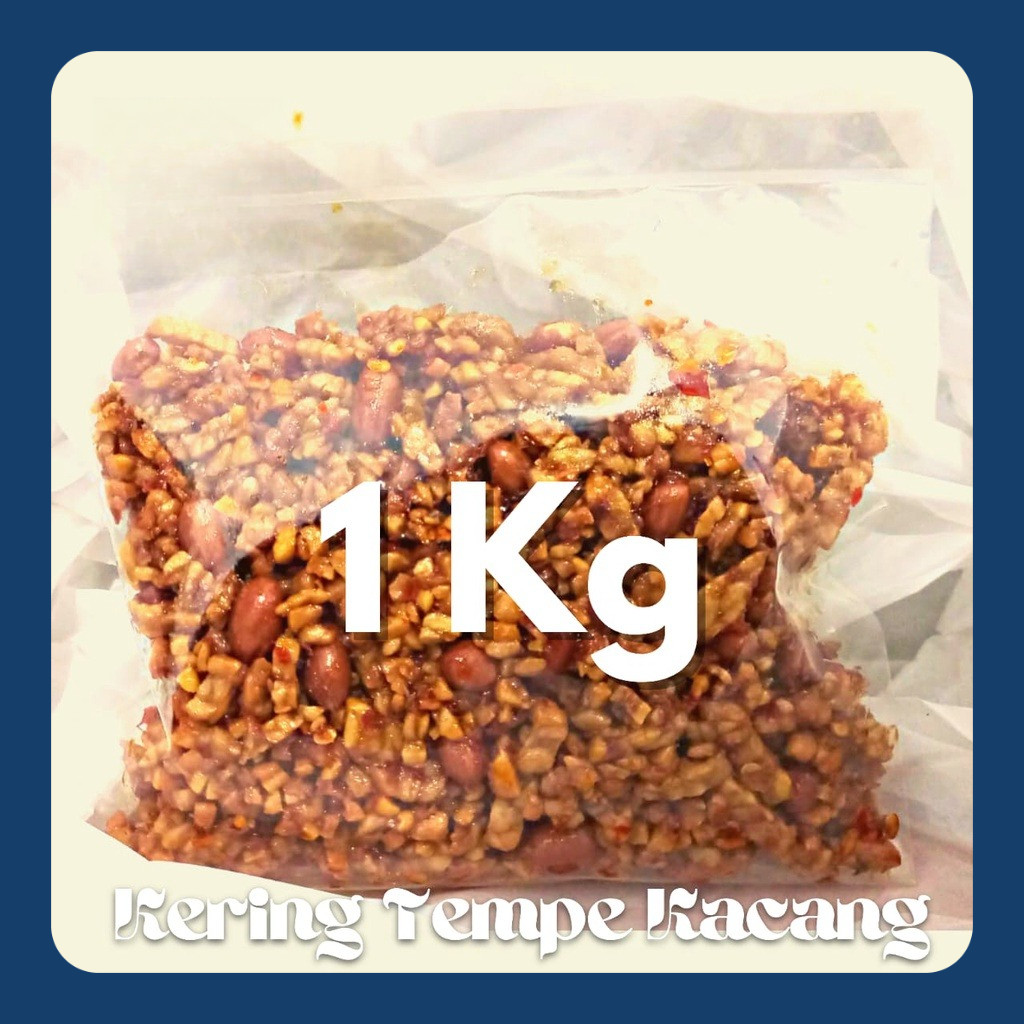 

[PO] Tempe Kacang Kering Kiloan 1 Kg - cemilan instan enak original asli