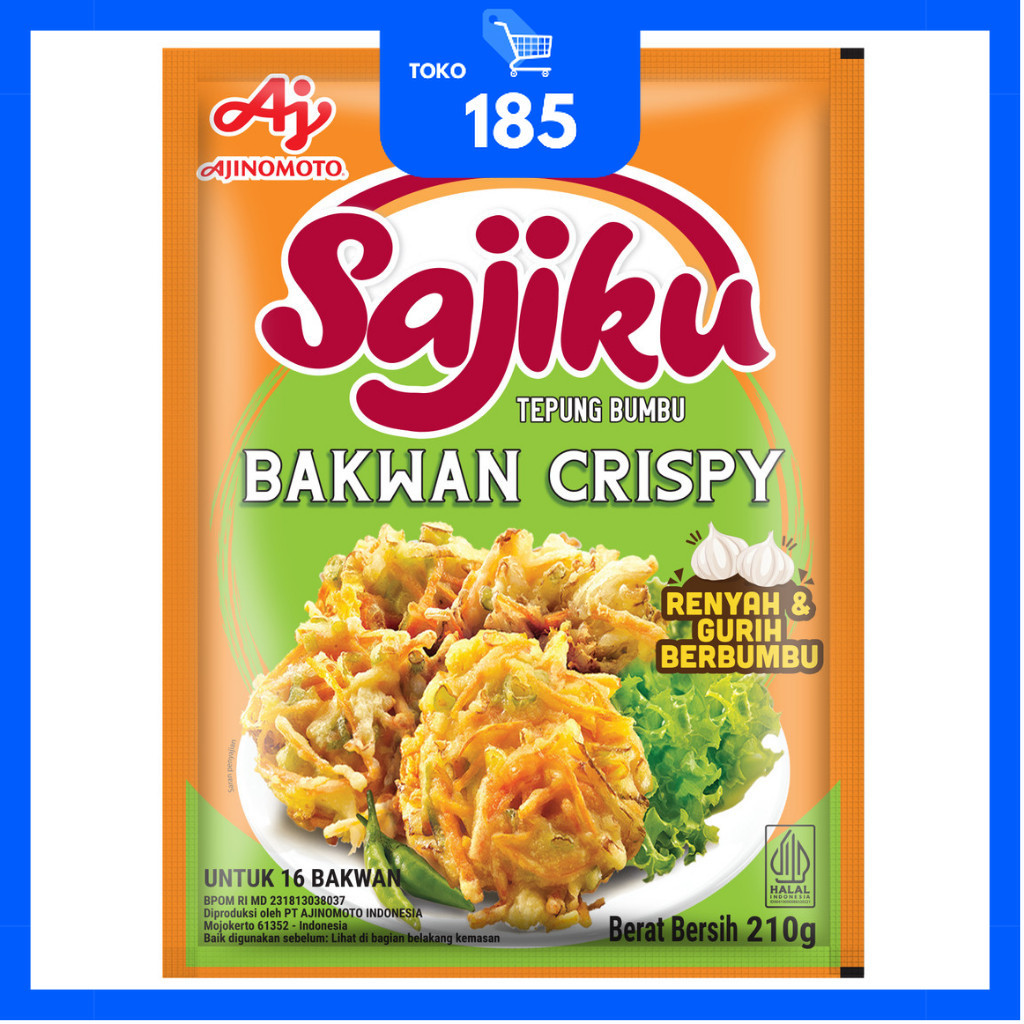 

Sajiku Tepung Bumbu Bakwan Crispy 210gr
