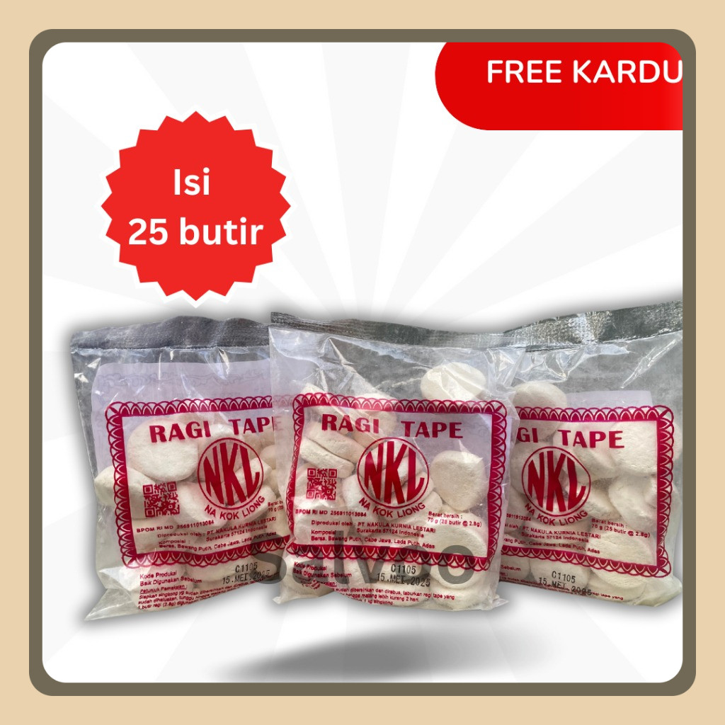 

Ragi Tape NKL Original | Ragi Fermentasi | Pakan Semut Jepang