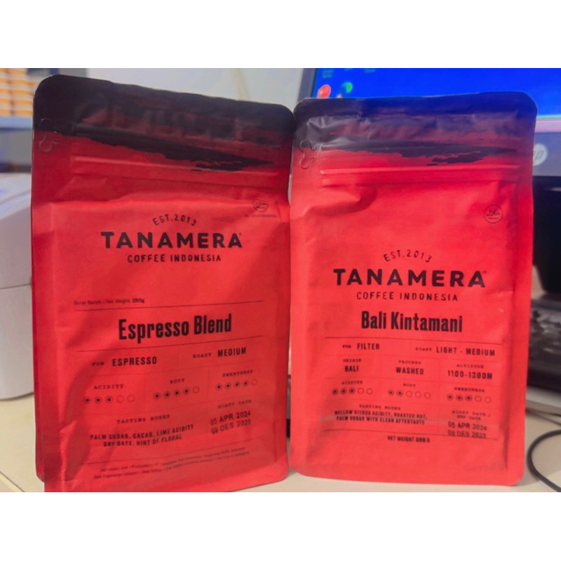 

TANAMERA Coffee Espresso Blennd & Bali Kintamani 250gr