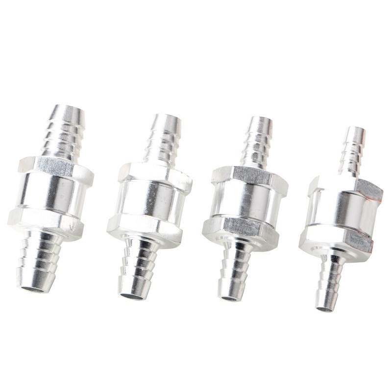 TERLARIS Fuel Pipe Joint Katup Satu Arah Bensin Solar Katup Satu Arah Aluminum Check Valve