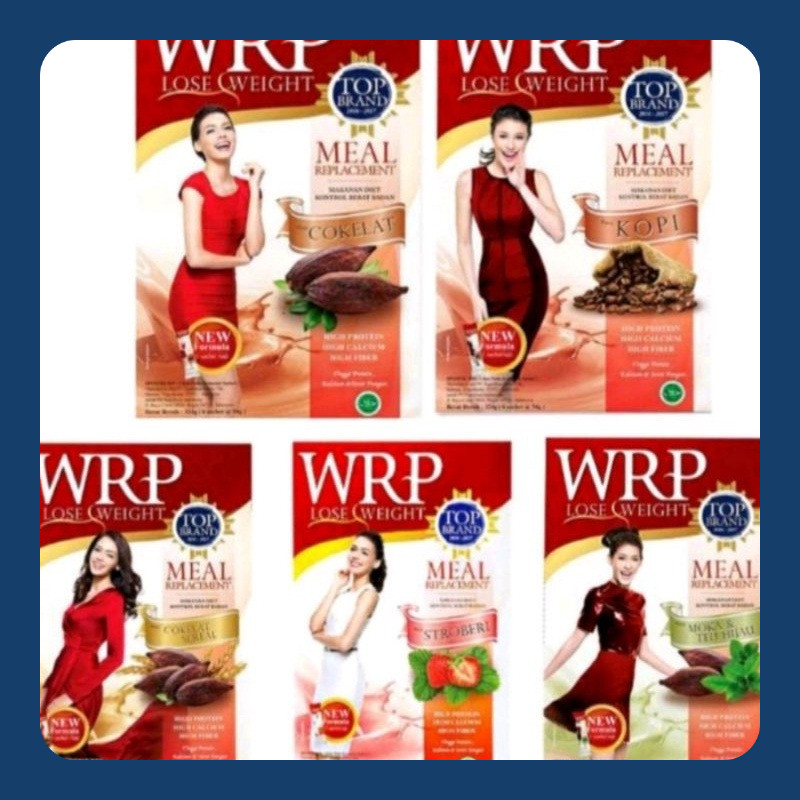 

WRP Meal Replacement Lose Weight 324 gr 1 Box Isi 6 Sachet