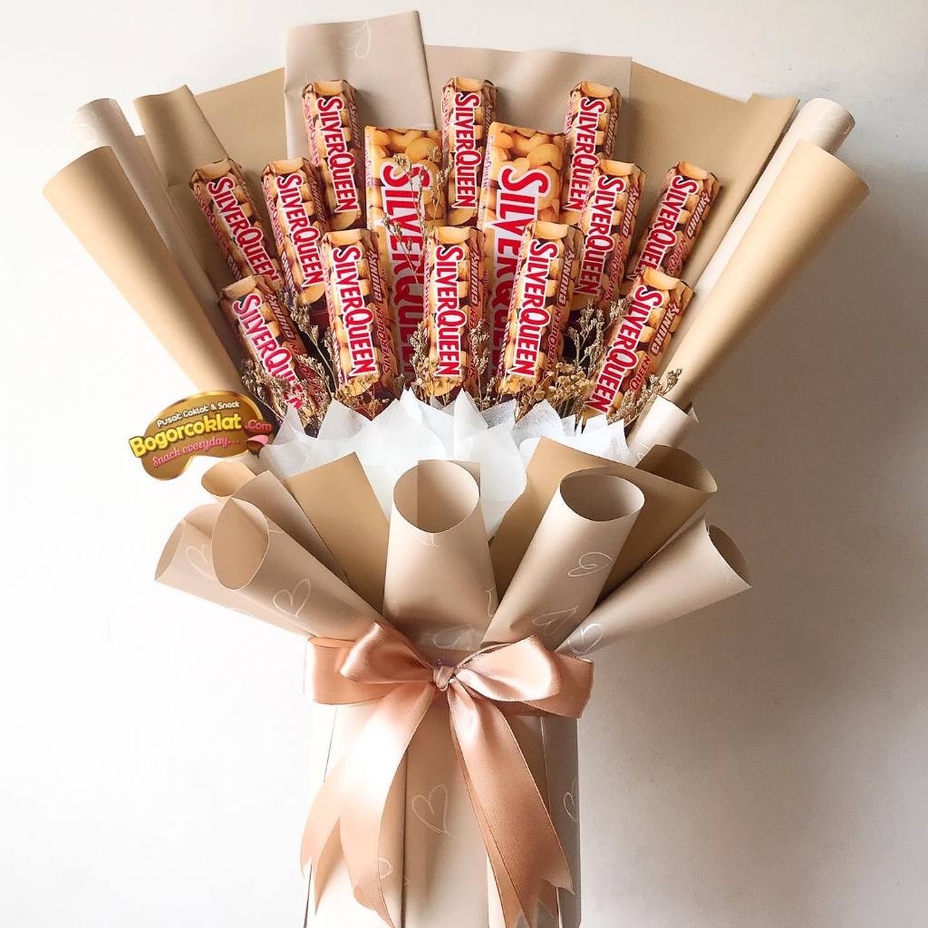 

TERLARIS Buket Coklat Full Silverqueen