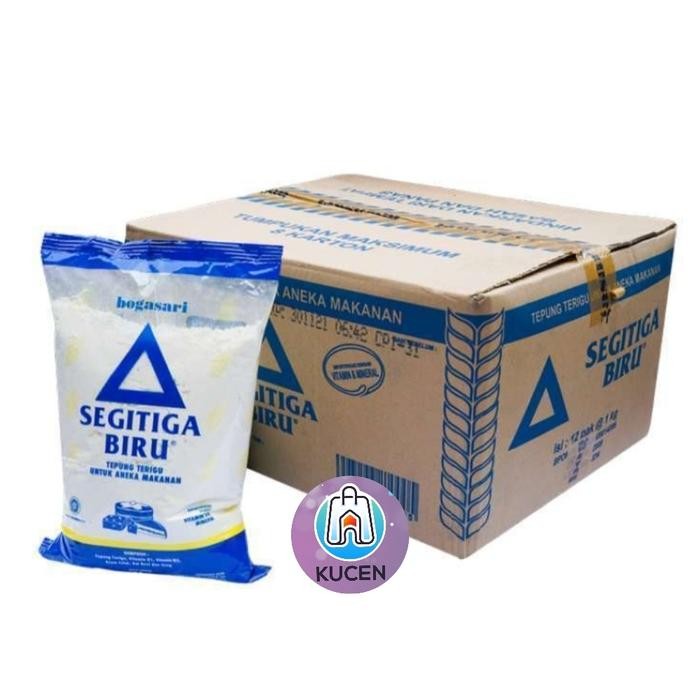 

TEPUNG TERIGU SEGITIGA BIRU 1 KG KARTON ISI 12 PCS