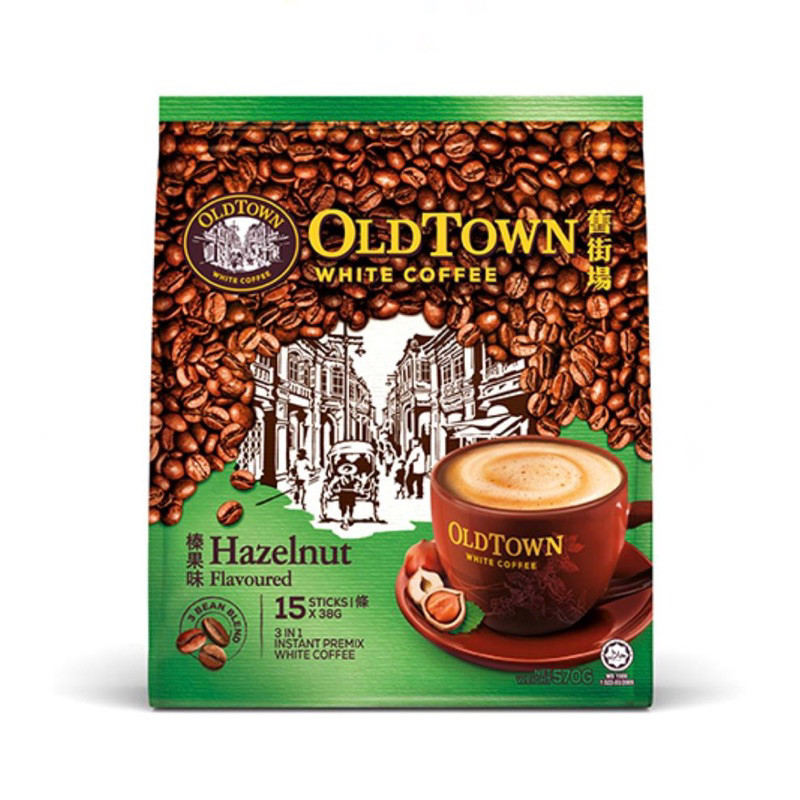 

OLDTOWN White Coffee 3 in 1 Hazelnut Malaysia / Kopi Oldtown Terlaris