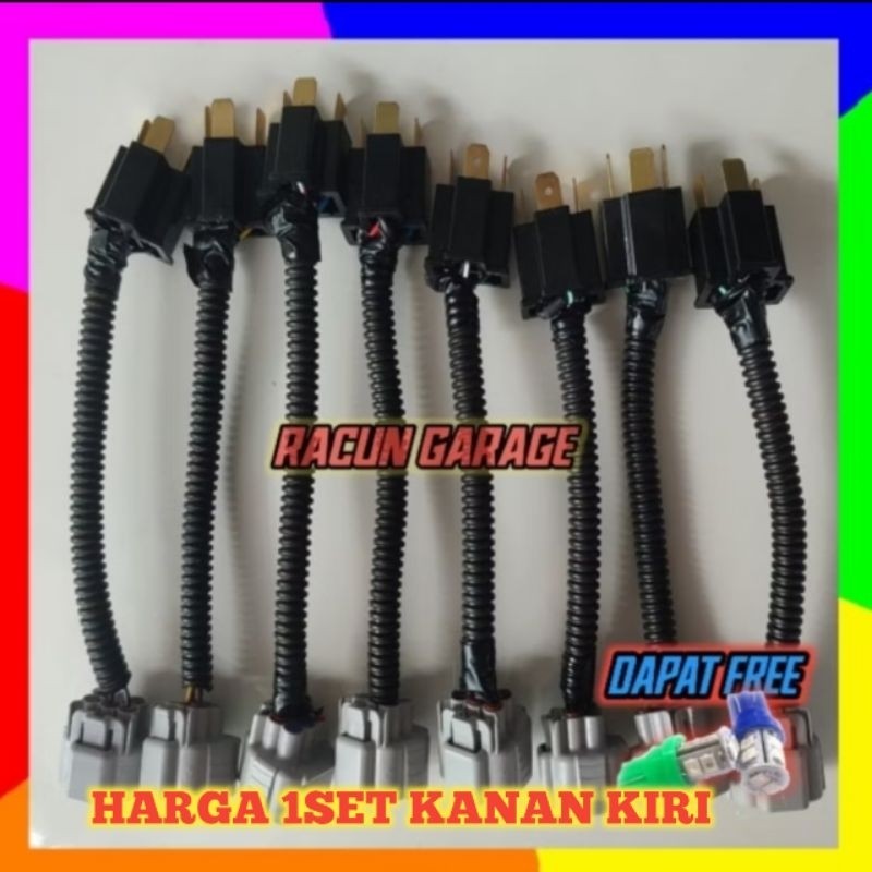 soket lampu headlamp  grand new avanza 2016-2018 upgrade ke veloz 2019-2021 PNP