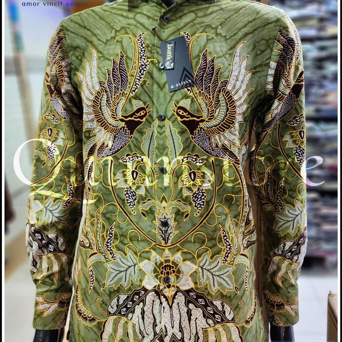 ALISAN Kemeja Batik Lengan Panjang Reguler (10356) - Hijau, 15