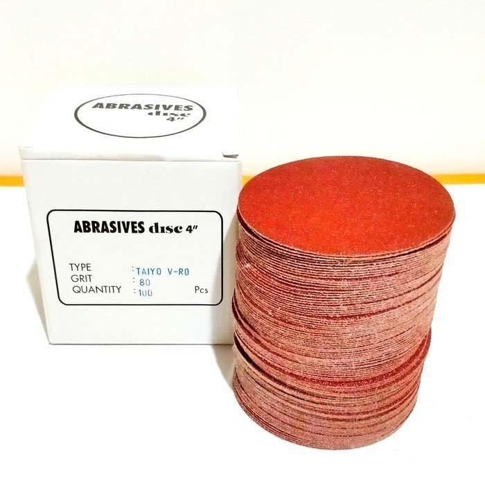 TAIYO AMPLAS TEMPEL 4 INCH PERDUS ISI 2000 PCS /AMPLAS VELCRO 4 INCH