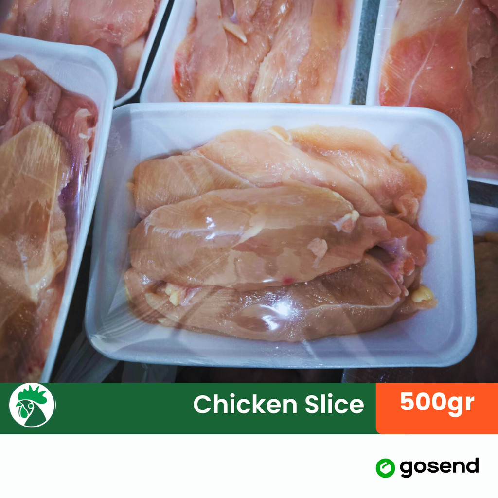 

Daging Ayam Slice | Dada Ayam Slice | Chicken Slice 500gr