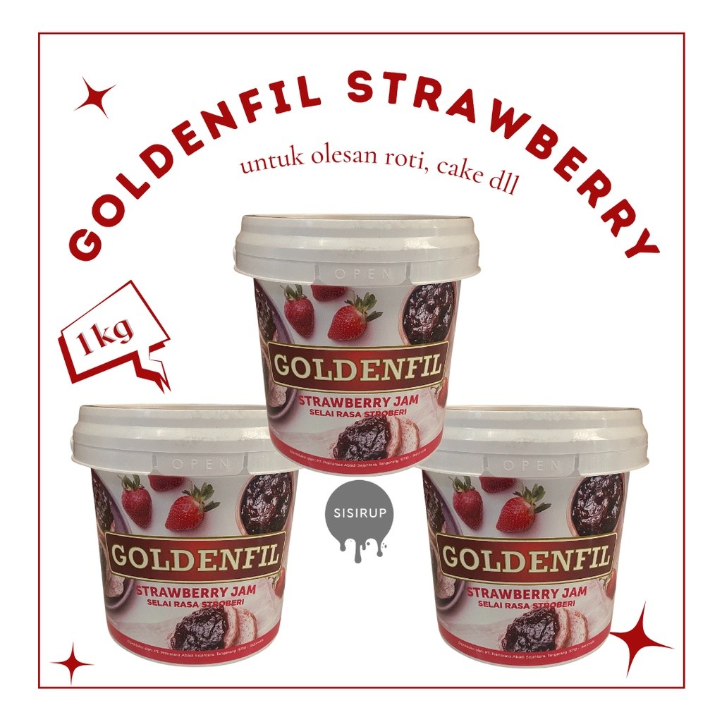 

Goldenfil Strawberry 1 KG / Goldenfil Stroberi