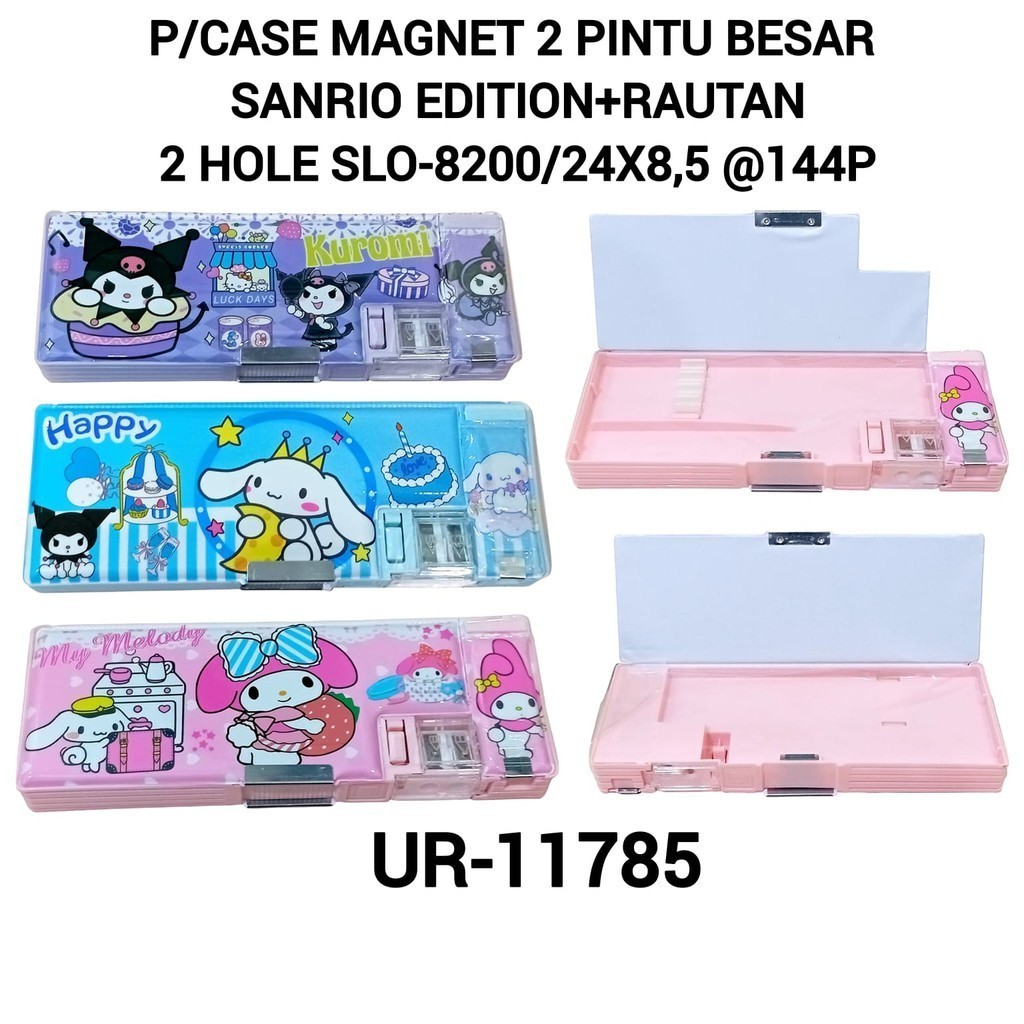 

TEMPAT PENSIL KARAKTER SANRIO+RAUTAN/ KOTAK PENSIL MOTIF SANRIO SLO-8200