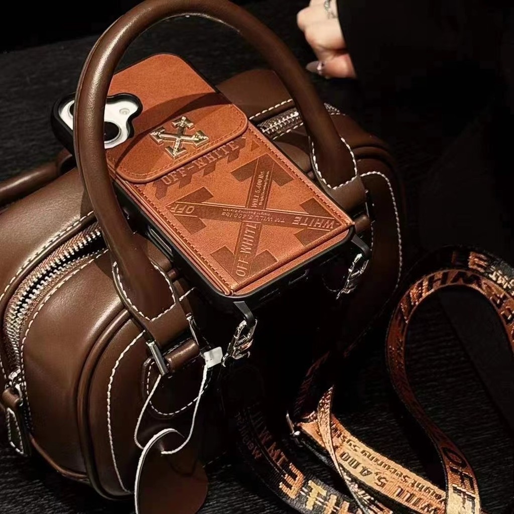 Fashion [off-white] Cool Lanyard Case for IPhone 16 15 14 13 12 11 Pro PRO MAX PLUS Fashion Classic 