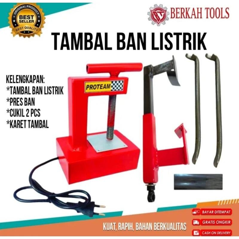 PAKET LENGKAP TERMURAH ALAT TAMBAL BAN LISTRIK+CUKIL ULIR2PCS Tambal ban listrik | Alat tambal ban t