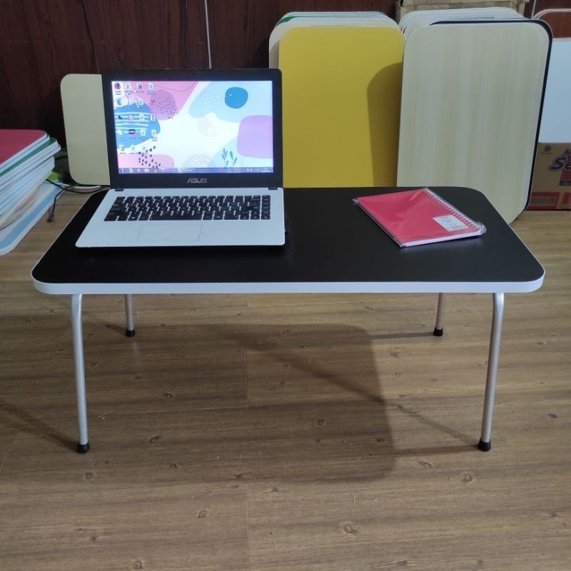 Meja Lipat Laptop Kayu Tinggi 35cm Anti AirCO
