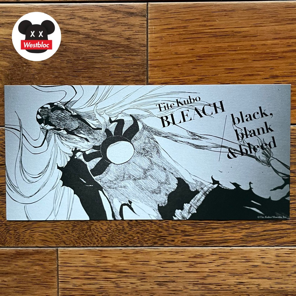 

Bleach Tite Kubo Black, Blank & Bleed Art Exhibiton Tokyo Post Card