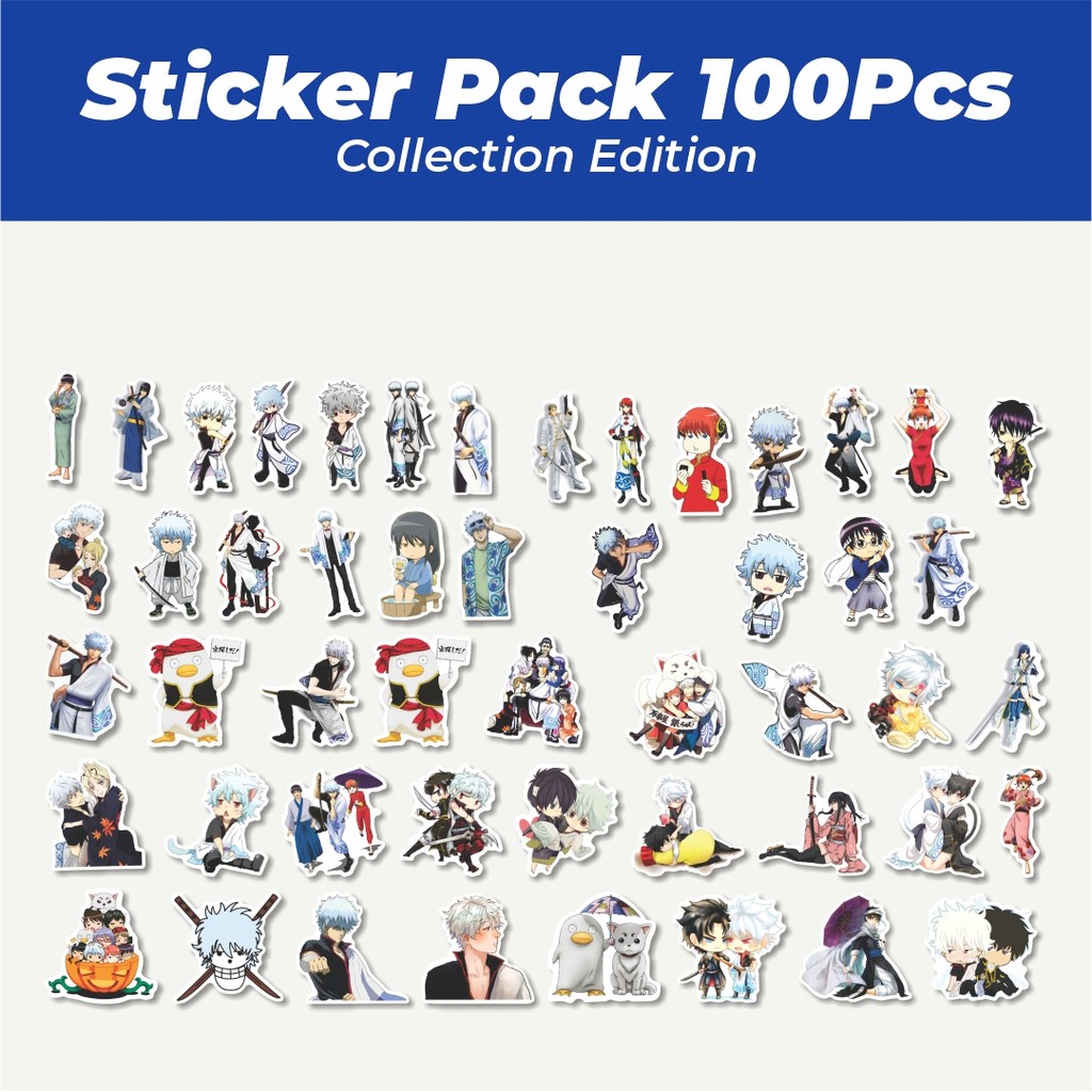 

Hot Sticker Anime Gintama Lucu Anti Air Stikers Berperekat Waterproof Sticker Decal Buat Motor Helm Buku Journal Koper Casing HP Laptop Botol Minum