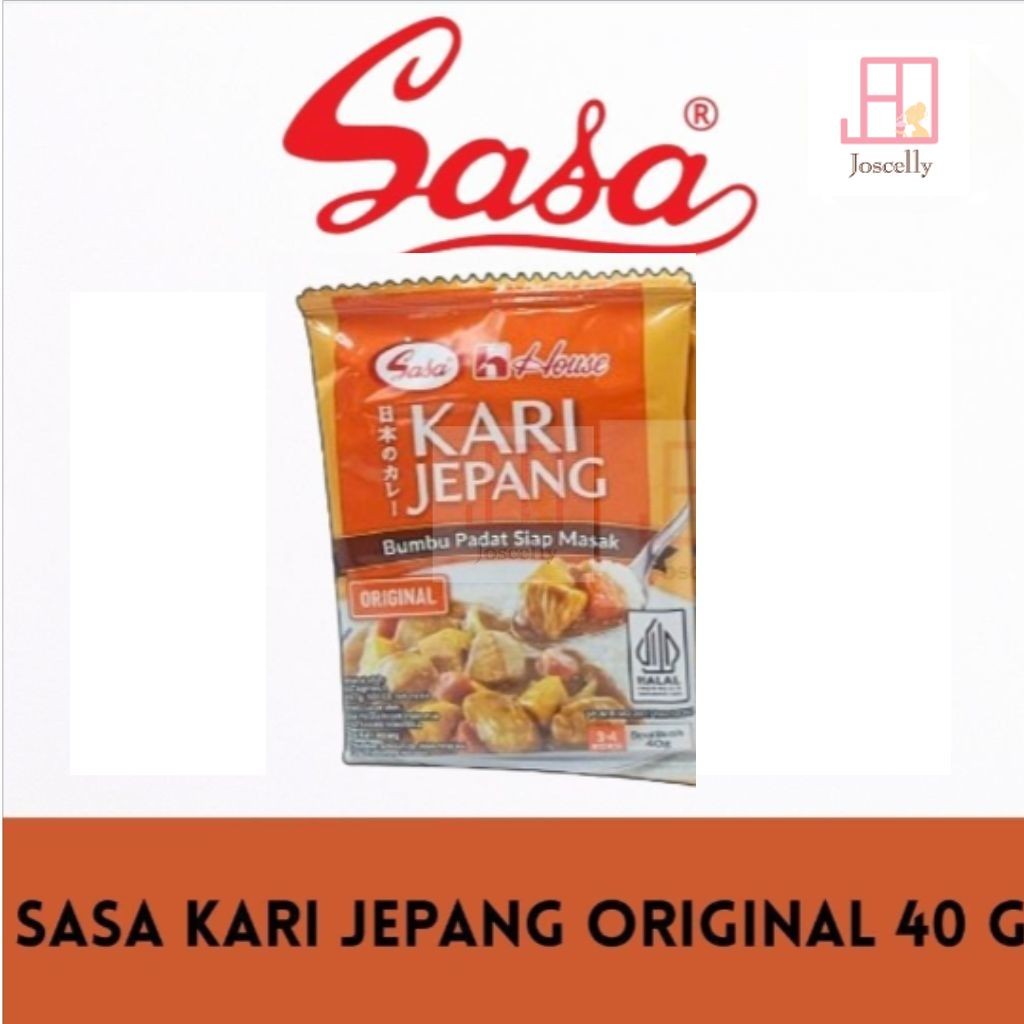 

JOSCELLY.ID SASA Kari Jepang Bumbu Padat Siap Masak Original 40 gr