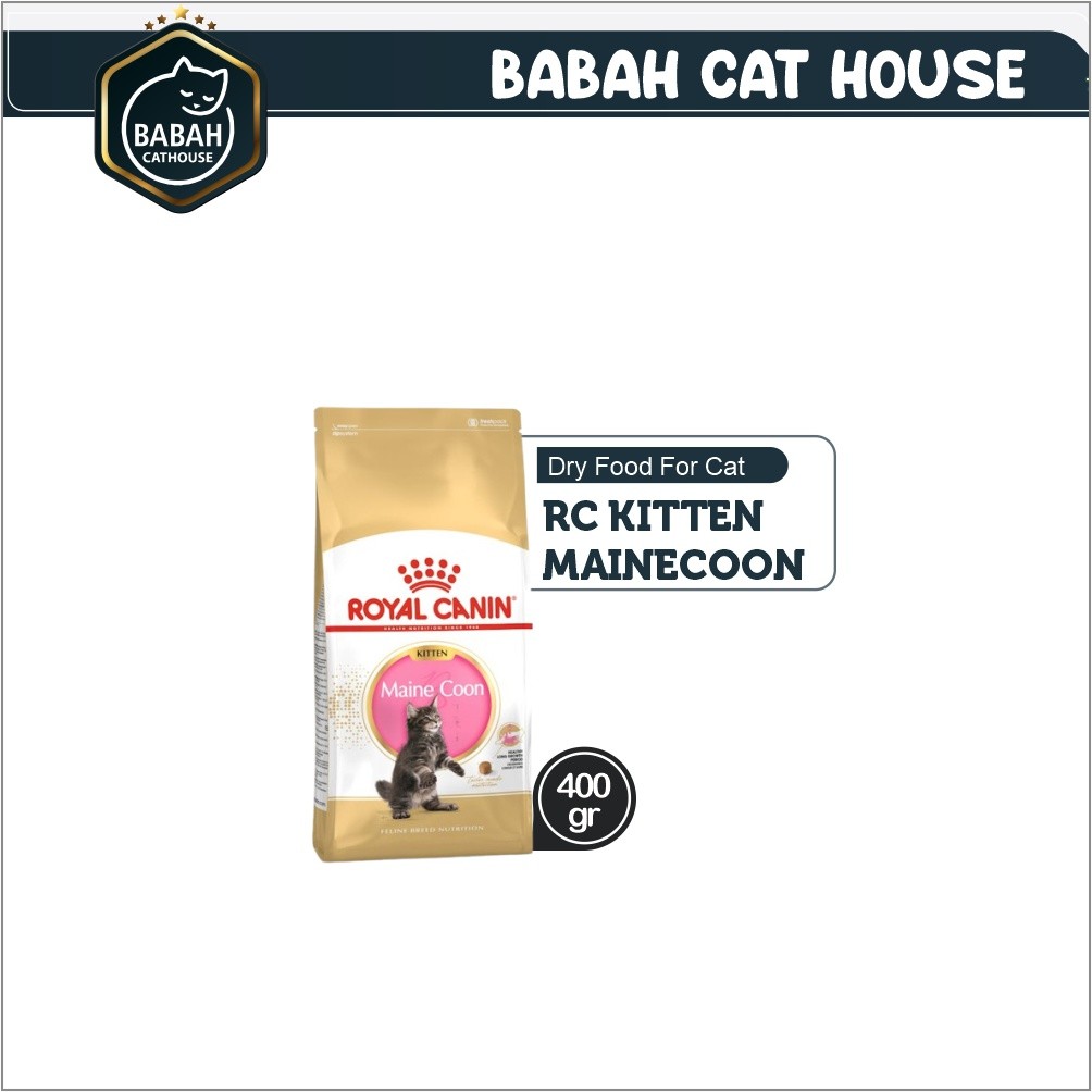 400gr ROYAL CANIN KITTEN MAINECOON cat food makanan anak kucing rc main coon untuk bayi anakan ras b