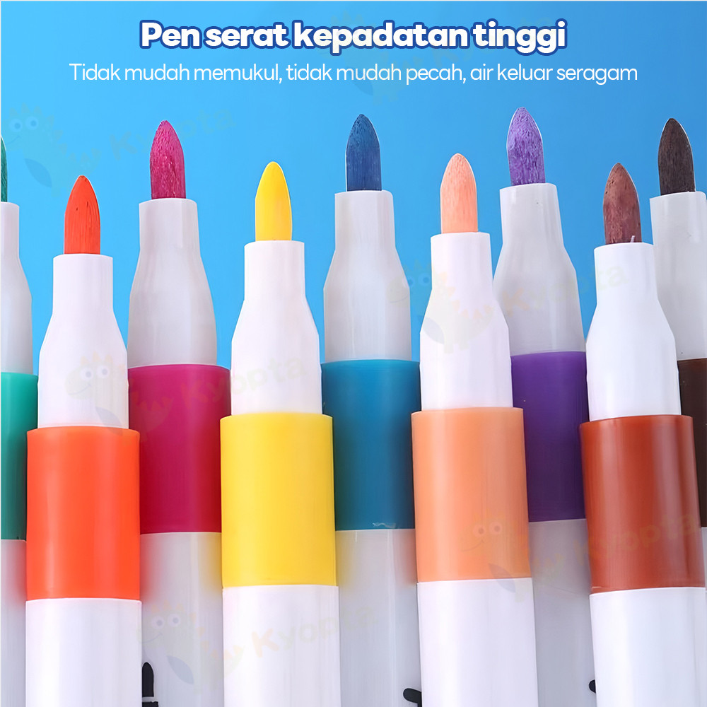

Ay00! Kyopta Akrilik Marker Hightune Spidol Warna Set DIY Painting Spidol Pastel Pulpen Kering