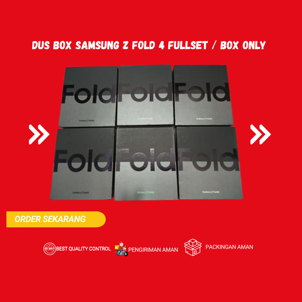 

DUS BOX SAMSUNG Z FOLD 4 FULLSET/BOX ONLY