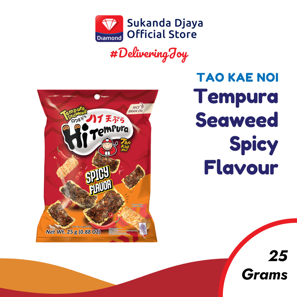 

Tao Kae Noi Rumput Laut Tempura Seaweed Spicy 40 gr
