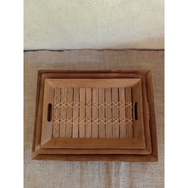 Nampan Bambu Nampan Tradisional