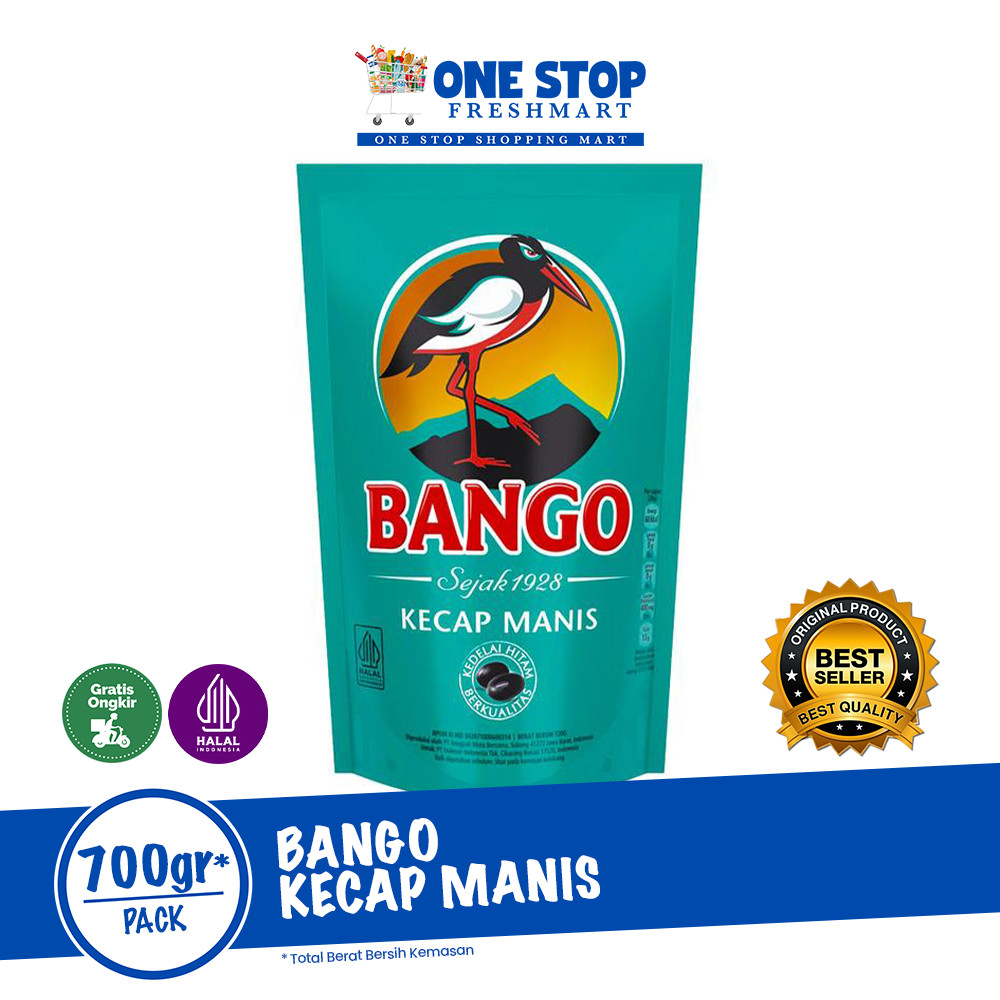 

BANGO KECAP MANIS 700 GR/ BANGO KECAP MANIS 700 GR REFILL POUCH