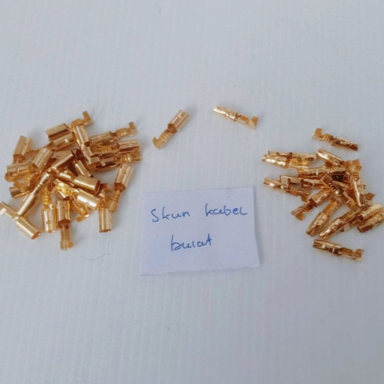 [Isi 10] Skun Bulat Kabel Motor Sepasang (Cewek Cowok) - Sambungan Kabel Motor